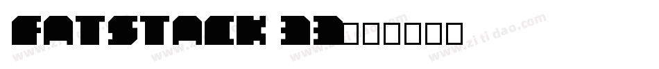 FatStack BB字体转换